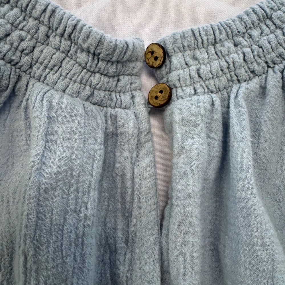 Free People For the Moment Mini Dress Blue Size XL - Picture 9 of 13